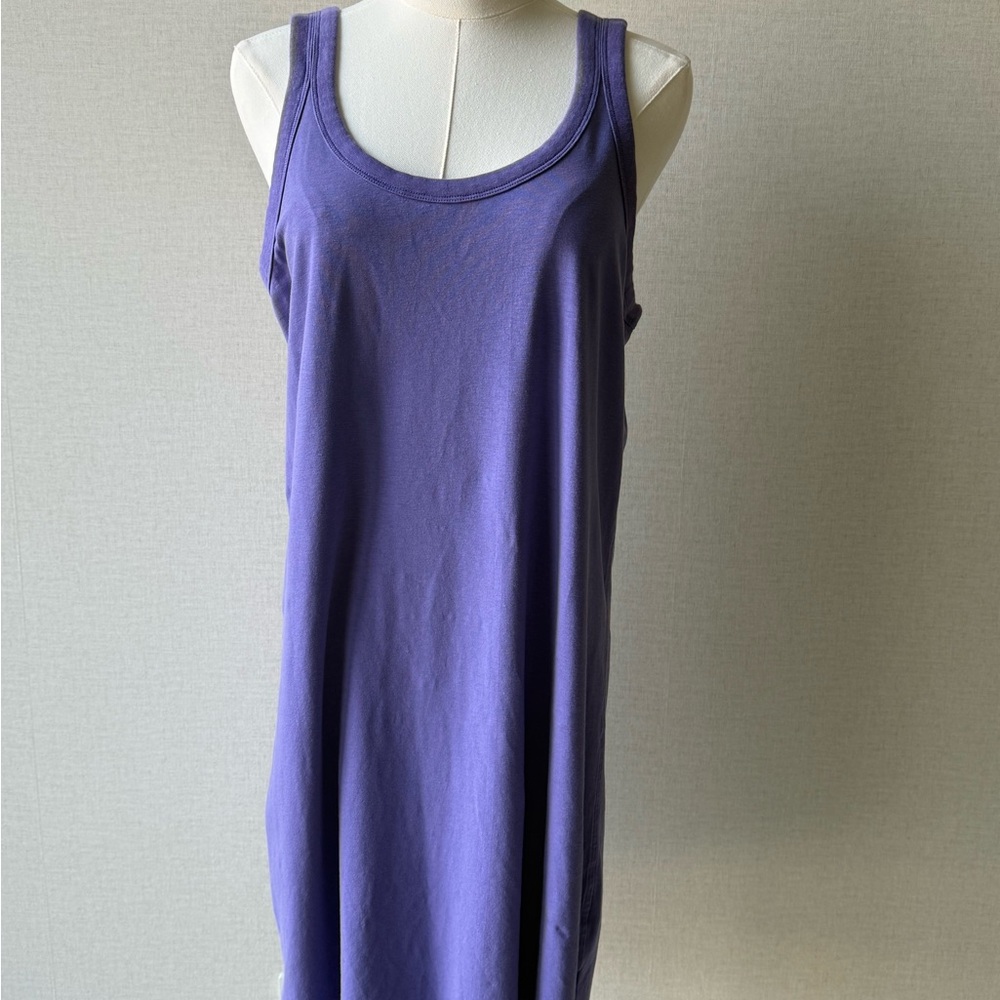Lululemon Purple Sleeveless Scoop Neck Maxi Tank Dress